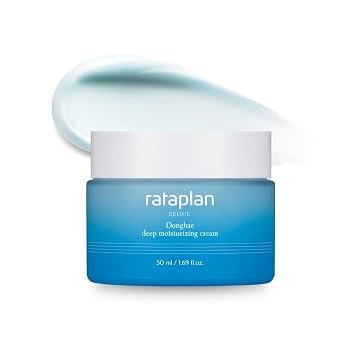RATAPLAN Donghae Crema hidratante profunda, agua de mar profundo, para piel seca, ceramida, ácido hialurónico, fortalece la barrera cutánea, cuidado de la piel coreano, 1.69 fl oz