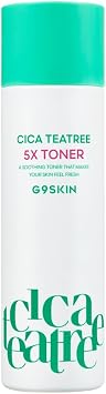 G9SKIN Tónico exfoliante coreano del árbol del té CICA, cuidado de los