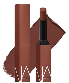 NARS Lápiz labial Powermatte - No Satisfaction 105 (marrón castaño rojizo profundo) 0.05 onzas