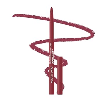 wet n wild Perfect Pout - Lápiz delineador de labios retráctil en gel mate, color cremoso rico y duradero, aplicación bien definida e impecable, vegano y libre de crueldad animal - Gone Burgundy