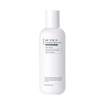 Deoproce AC Cica Calming Boosting Essence Loción 5.1 fl oz, cuidado de la piel coreano, hidratante, calmante, extracto de centella asiática, extracto de flor de arroz blanco