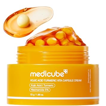 medicube Crema cápsula con ácido kójico y cúrcuma para un tono de piel