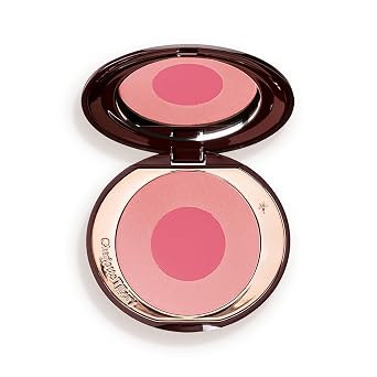 Charlotte Tilbury Rubor en polvo Cheek to Chic - Maquillaje de mejillas de dos tonos con un acabado radiante y luminoso - Color para construir que suaviza, pule y mezcla para un brillo que refleje la