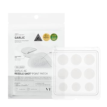 VT COSMETICS - Parche de punto de tiro de ajo AC Reedle, 9 parches
