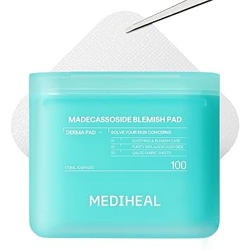 MEDIHEAL Almohadilla de tóner Madecassoside para el cuidado de manchas