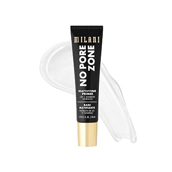 Milani Face Primer for Makeup - No Pore Zone Mattifying Primer 1.0 Fl. Oz