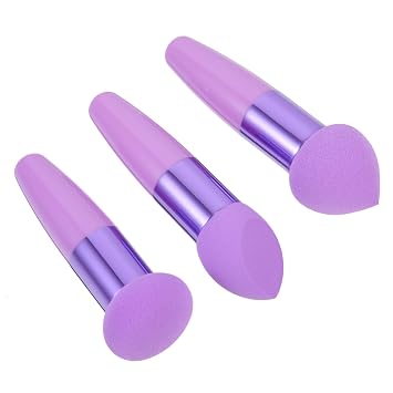 3pcs Face Sponge Makeup Beauty Pen Set Blush Highlighters Blending Brush