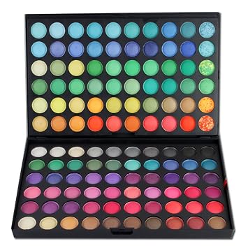 Pure Vie Paleta de sombra de ojos de 120 colores, maquillaje mezclable mate