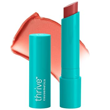 Thrive Causemetics Tinte labial Sheer Strength Shine, tono rosa apagado