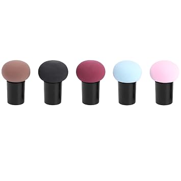 5pcs Mushroom Makeup Powder Sponge Puff Applicator for Face