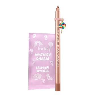 tarte Maracuja Juicy Lip Plump Liner - Delineador de labios con ácido hialurónico para hidratar los labios, efecto de relleno sin aguja, incluye encanto misterioso, vegano y libre de crueldad, tamaño