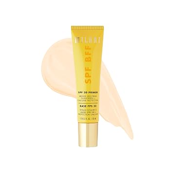 Milani Face Primer for Makeup - SPF BFF Sunscreen Primer SPF 30 1.0 Fl. Oz