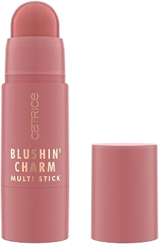 Catrice | Barra multiusos Blushin' Charm | Rubor y tinte labial cremoso de varios usos | Acabado perlado acumulable | Vegano y libre de crueldad (050 Miel Radiante)