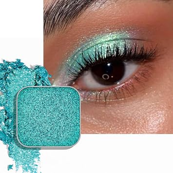 Chameleon Duochrome Eyeshadow, Icy Blue with Lime Green Shift