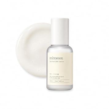 Mixsoon Suero de Leche de Soja - Leche Hidratante para el Rostro, Suero Hidratante y Reafirmante para el Rostro, Fórmula Nutritiva para una Piel Lisa 50ml / 1.69 fl.oz. Cuidado de la Piel de Vidrio