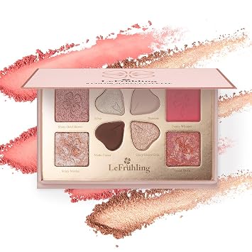 Paleta de maquillaje horneada de tamaño completo todo en uno, alta pigmentación de larga duración, brillo mate brillante, iluminador de rubor bronceador y sombras de ojos