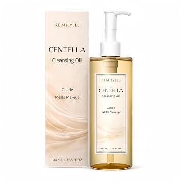 Centella - Desmaquillante de aceite limpiador para cara, 3.38