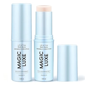 Magic Luxe - Bálsamo coreano para debajo de los ojos, bálsamo Luxe para debajo de los ojos y crema de ojos Luxe alternativo, bálsamo hidratante suavizante múltiple para ojeras, hinchazón y líneas