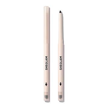 SHEGLAM Lápiz delineador de ojos Gel Glide Cremoso, resistente al agua y a las manchas, de larga duración - Negro