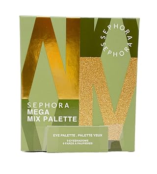 SEPHORA Collection Mega Mix - Paleta de sombras de ojos - Wild Khaki Nude (0.27 onzas)