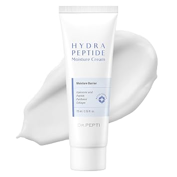 dr.pepti Hydra Peptide Moisture Cream, Crema hidratante coreana 2.53 fl oz