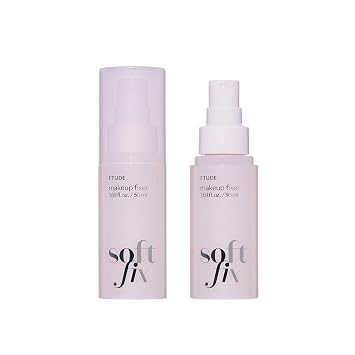 ETUDE Spray fijador de maquillaje Soft Fix de larga duración, 1.7 fl oz