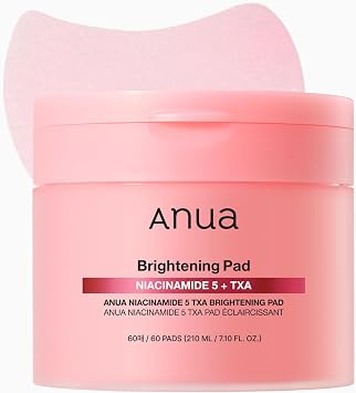 Anua Almohadillas de tóner Niacinamide 5 TXA, 60 almohadillas
