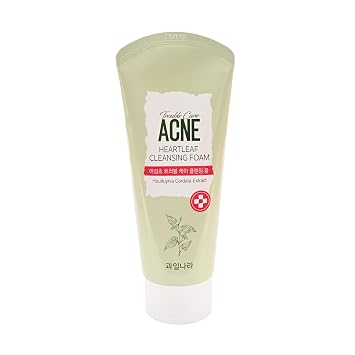 Gashina Heartleaf - Espuma limpiadora de 4.59 oz, limpiador facial suave coreano, lavado facial para mujeres, lavado facial hidratante, elimina impurezas y exceso de aceite, para pieles sensibles