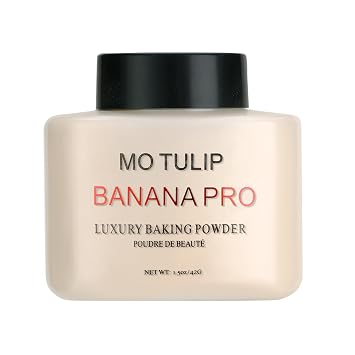 MO TULIP Banana Pro - Polvo de hornear suelto, polvo fijador mate, 1.5