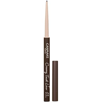 CANMAKE Delineador Cremoso Touch Liner 03 Marrón Oscuro 0.10g