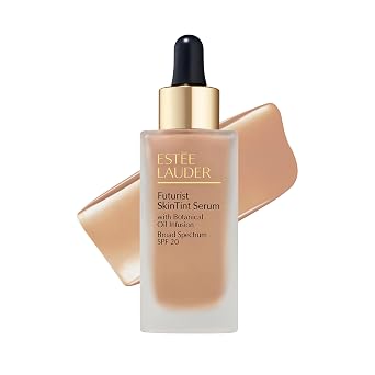 Estée Lauder Futurist Skin Tint Serum Foundation SPF 20 with Glycerin | Light Coverage, 1.0 Fl Oz