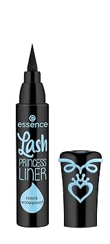 essence - Lápiz delineador de ojos Lash Princess, vegano y libre de crueldad (negro, resistente al agua)