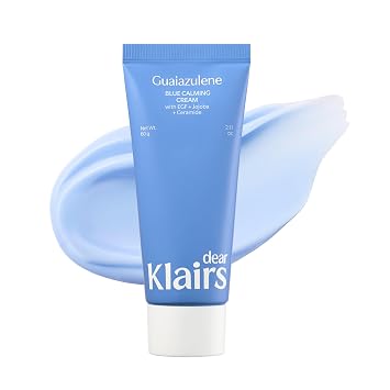 DearKlairs Blue Calming Cream - Hidratante facial para aliviar el