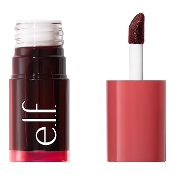 e.l.f. Sheer For It Tinte de Rubor, Multiuso, Maquillaje de Labios y Mejillas de Larga Duración, Crea un Acabado de Rubor Natural, Vegano y Libre de Crueldad, Cherry Cola