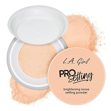 L.A. Girl Pro.Setting - Polvo de ajuste suelto iluminador, melocotón GLP737
