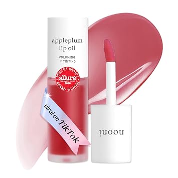 NOONI - Aceite de labios coreano - Appleplum - Brillo labial que cambia de color con pH