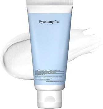 Pyunkang Yul PKY - Espuma limpiadora profunda de poros de pH bajo, limpiador de poros con microburbujas esponjosas, AHA, hamamelis, cero irritación, cuidado de la piel coreano (3.38 onzas líquidas, 3.38 onzas líquidas)