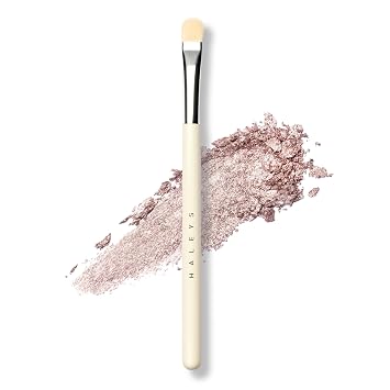 Haleys Cepillo de tapa plana y cónica, mezcla de sombras de ojos, crema y
