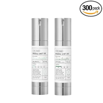 VT COSMETICS Bundle Cica Reedle 100 y 300, ayuda a la absorción de centella y complejo de ácido hialurónico intensivo para el cuidado de la piel coreano (1.69 oz + 13.69 oz / 1.7 fl oz+1.7 fl oz)