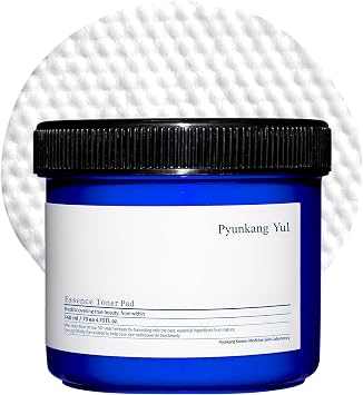 PYUNKANG YUL Essence - Almohadilla de tóner con raíz de astrágalo, Houttuynia Cordata, corteza de sauce, centella asiática, ceramida, nutre hidrata, elimina las células muertas de la piel, cuidado de la piel facial coreana 70ea, 4.73fl.oz.