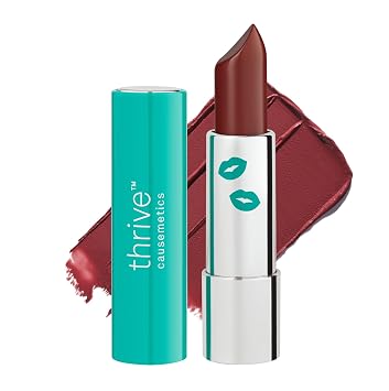 Thrive Causemetics Impact-FULL Smoothing Lipstick, Berry Brown Shade