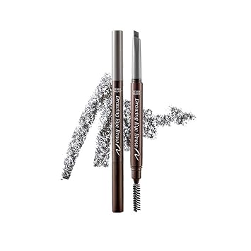 ETUDE Dibujo de Ceja 0.25g #5 Gris | Lápiz de Cejas de Larga Duración | Maquillaje de Cejas de Textura Suave y Natural para Uso Diario