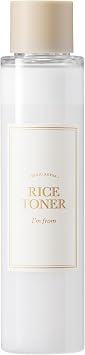 I'm from Tóner de arroz, tóner lechoso para piel brillante, arroz coreano, esencia brillante con niacinamida, hidratante para pieles secas, opacas y mixtas, vegano, sin fragancia, Glass Skin 5.07