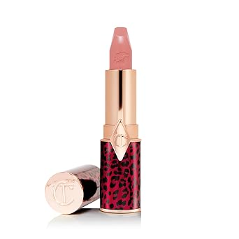 Charlotte Tilbury Hot Lips 2.0 - Lápiz labial hidratante de larga duración con extractos de orquídeas y antioxidantes, acabado satinado construible para labios de aspecto más completo