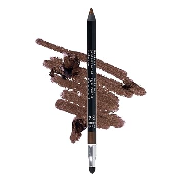 Lápiz delineador de ojos impermeable profesional Radiant, 34 chocolate