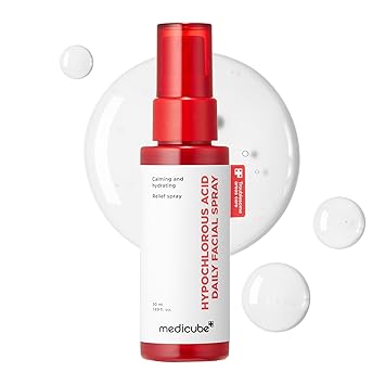 Medicube - Spray calmante de ácido hipocloroso Mini, calmante y calmante