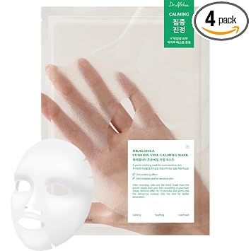 Dr.Althea Cushion Veil - Mascarilla calmante (paquete de 4), cuidado de la