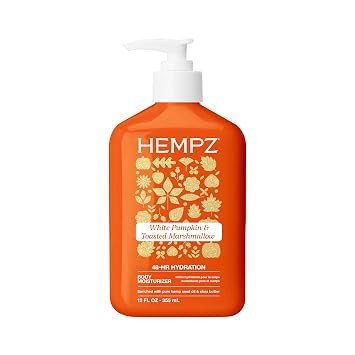 Hempz Crema hidratante corporal de calabaza blanca y malvavisco tostado, 12