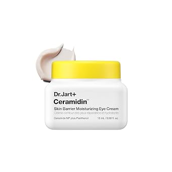 Dr.Jart+ Ceramidin - Crema coreana para ojos con ceramidas | Hidrata, fortalece la barrera cutánea y reduce la hinchazón visible | Adecuado para pieles sensibles | Cuidado de la piel coreano, 0.5
