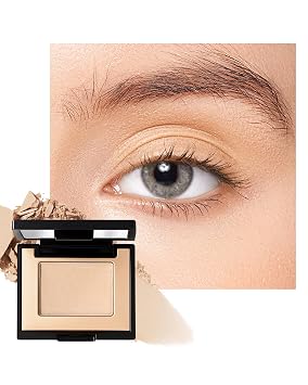 Nude Beige Matte Eyeshadow Palette, Single Powder Eye Shadow Highlighter